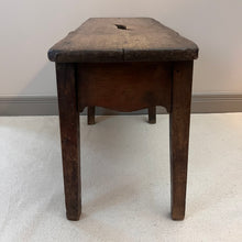 Load image into Gallery viewer, Primitive Oak and Pine Stool.
