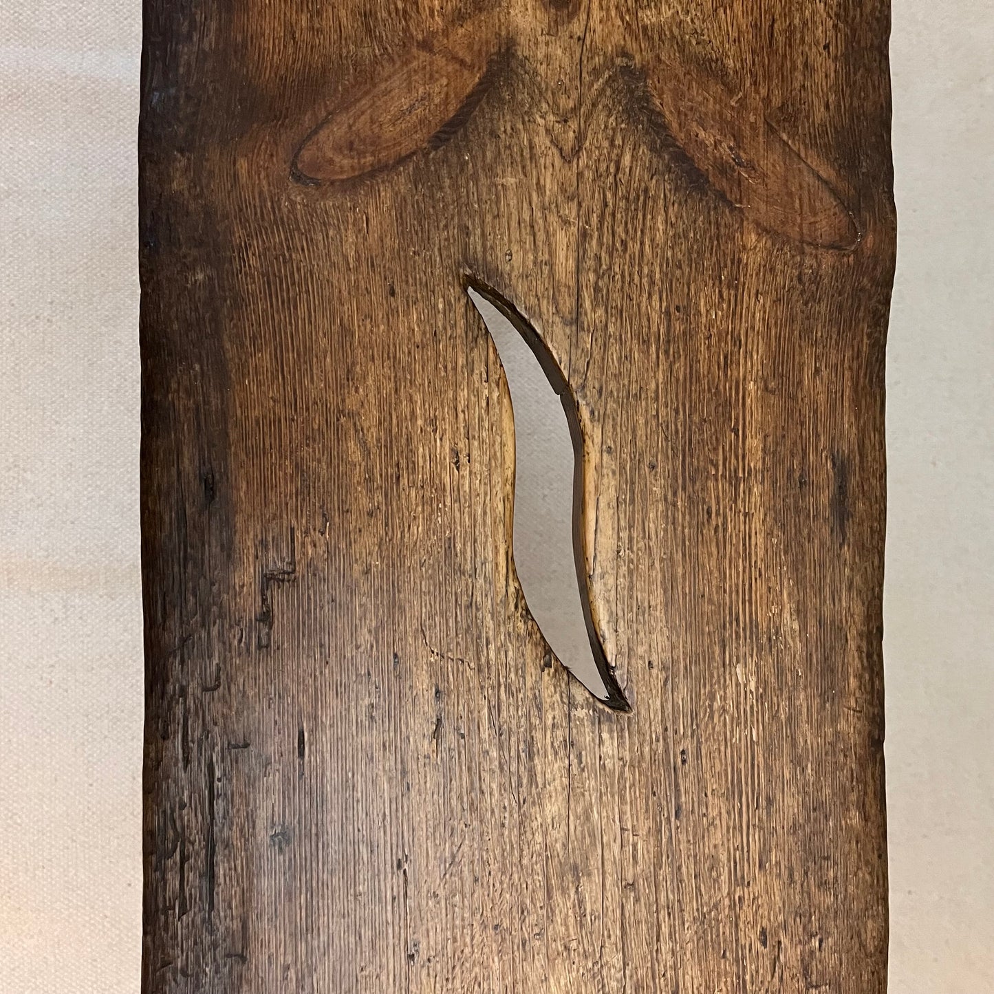 Primitive Oak and Pine Stool.