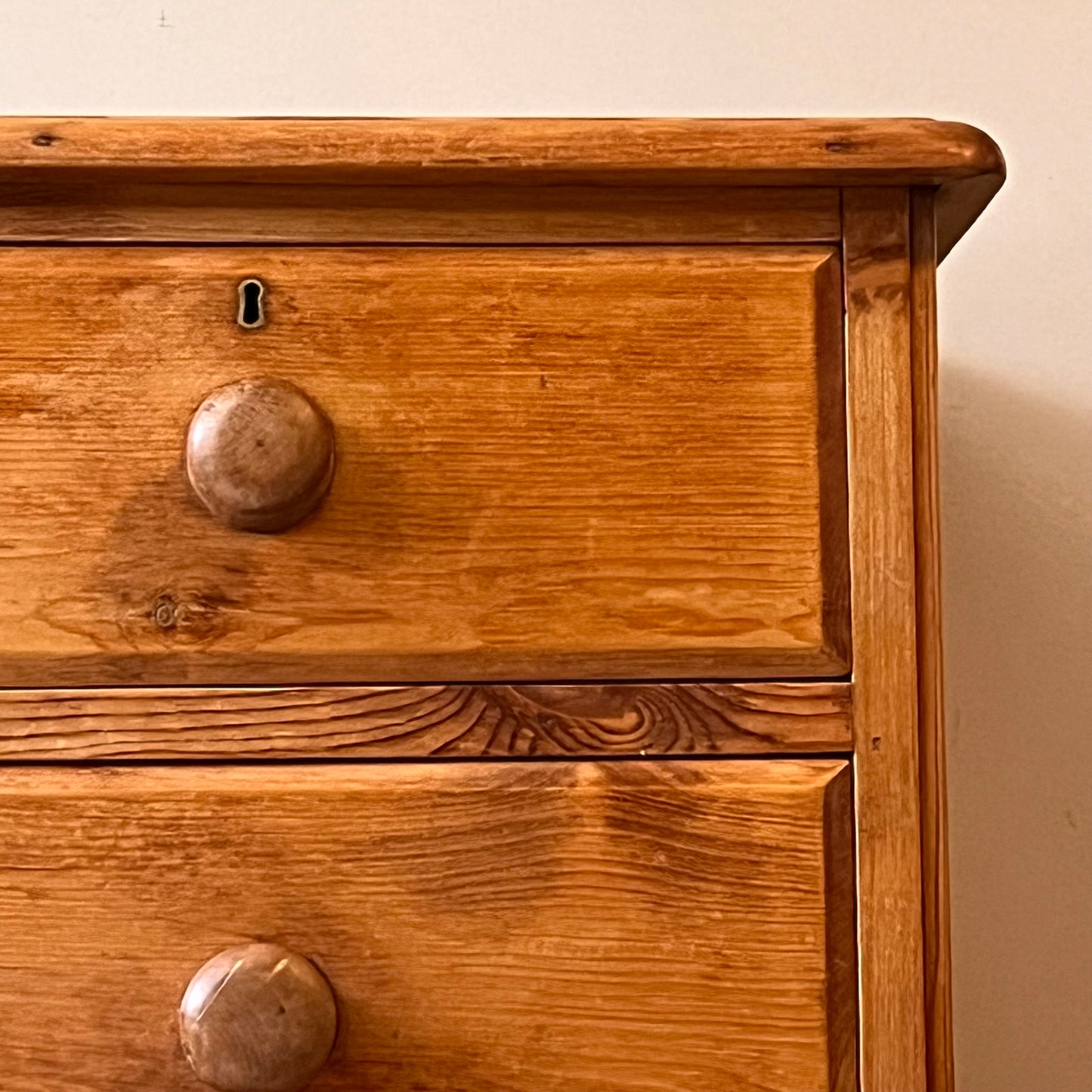 Pine Chest Of Drawers.