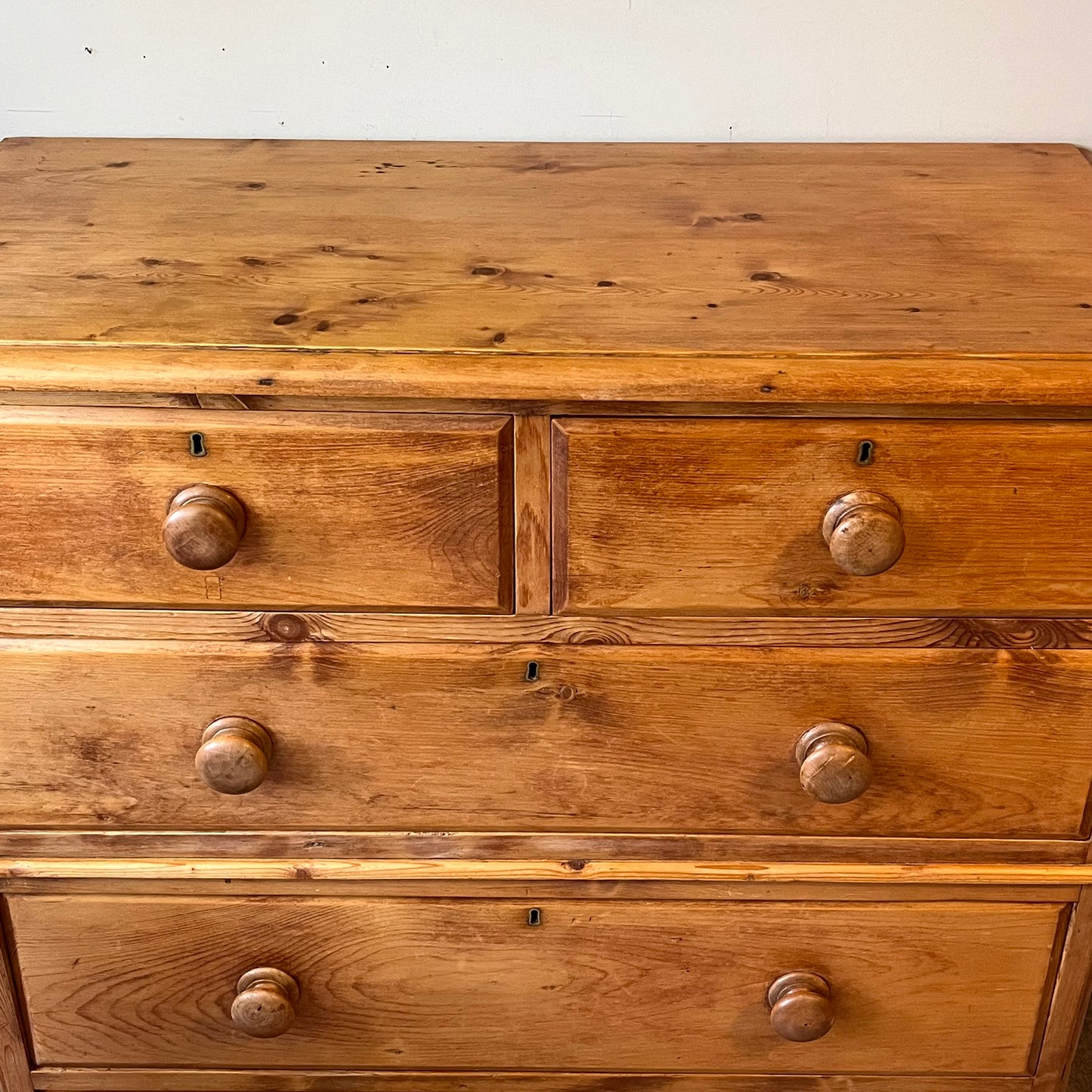 Pine Chest Of Drawers.