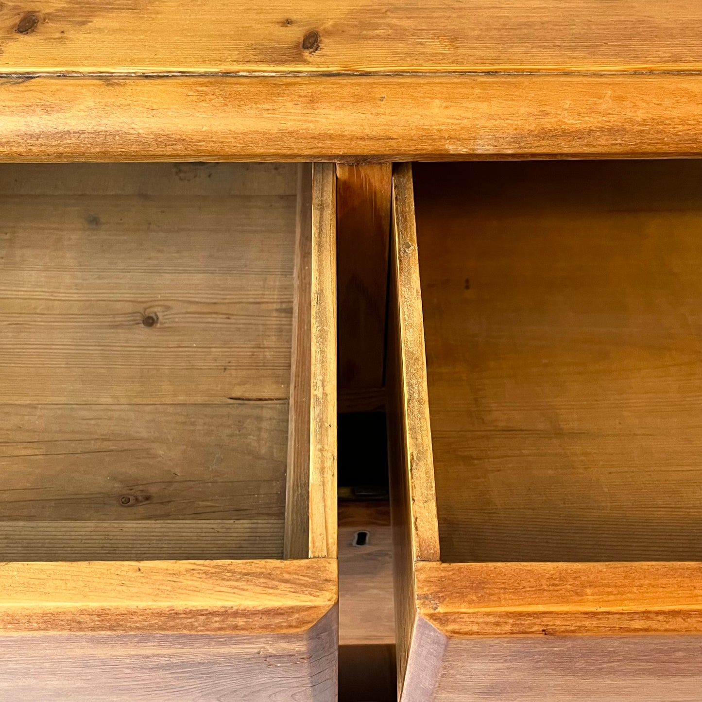 Pine Chest Of Drawers.
