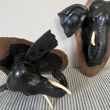 Load image into Gallery viewer, Pair Of Ebony Elephants.

