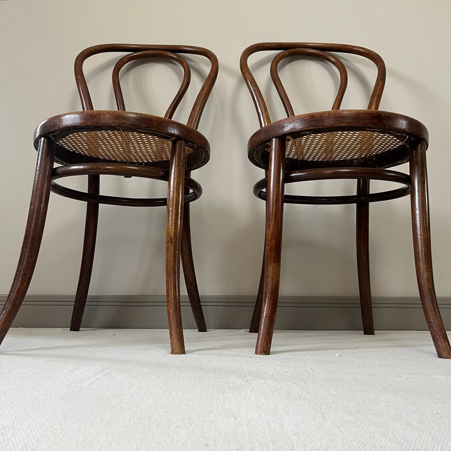 Pair Of FIUME Bentwood Chairs.