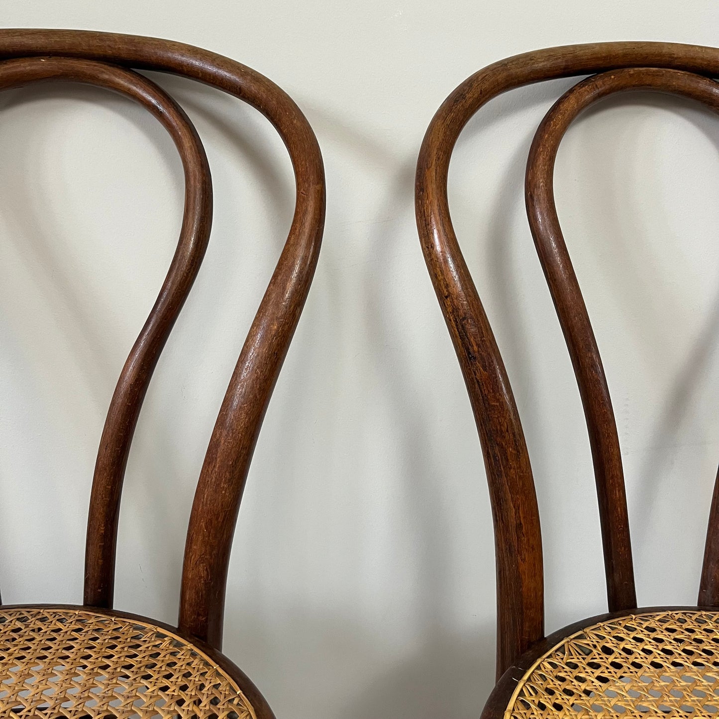 Pair Of FIUME Bentwood Chairs.