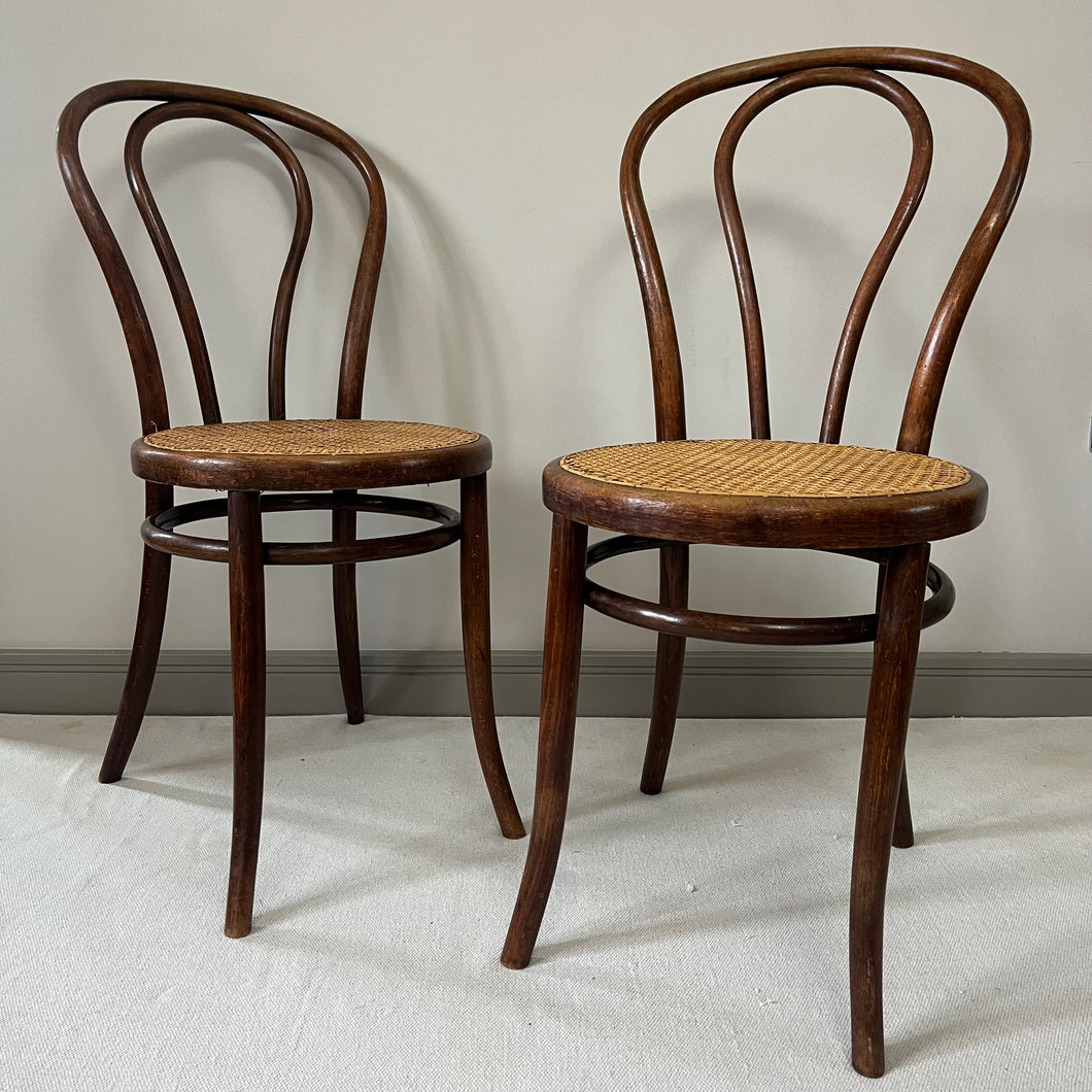 Pair Of FIUME Bentwood Chairs.