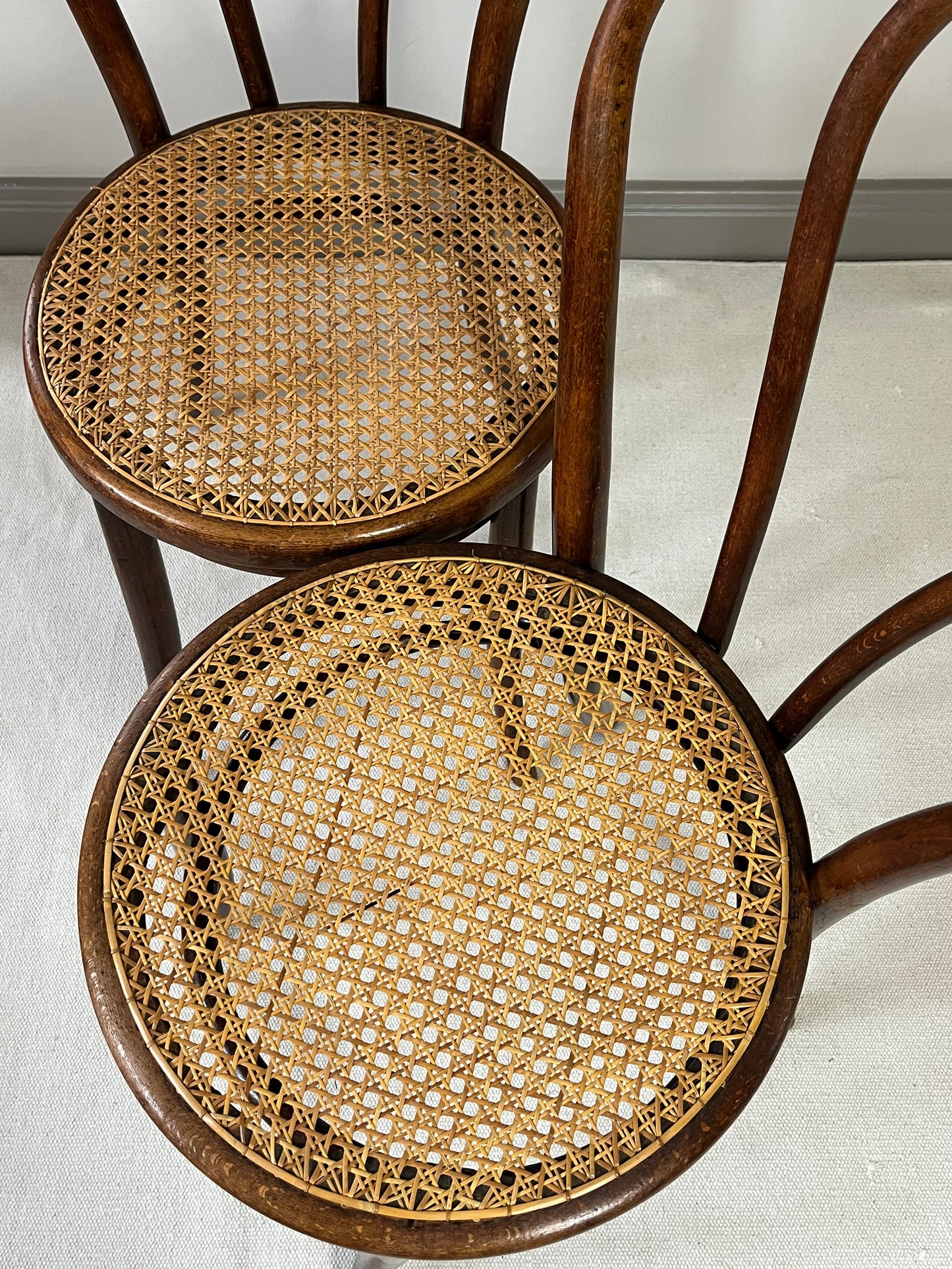 Pair Of FIUME Bentwood Chairs.