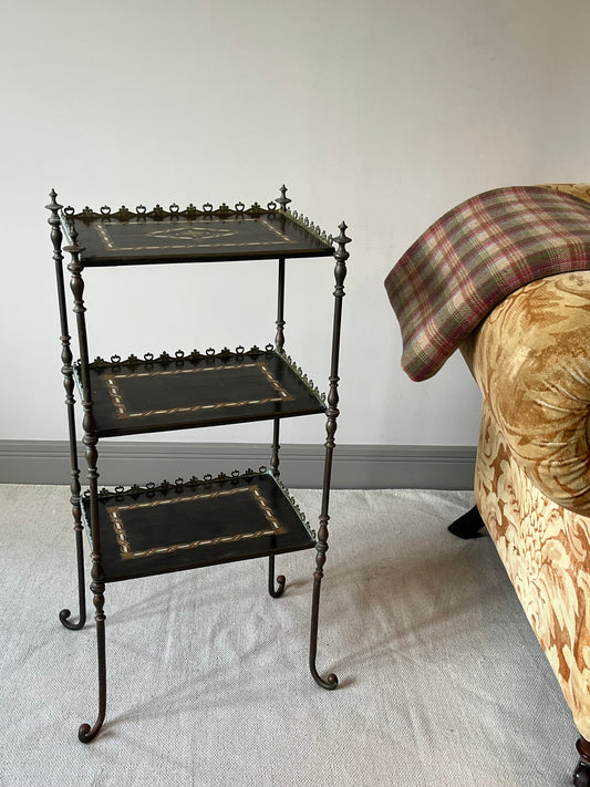 French Inlaid Etagere.