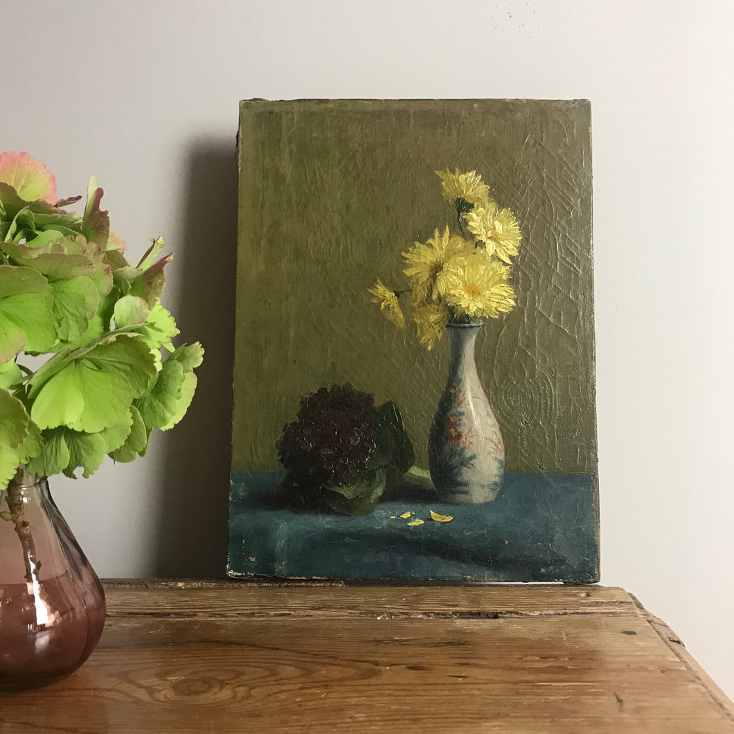 Flower Oil On Canvas.