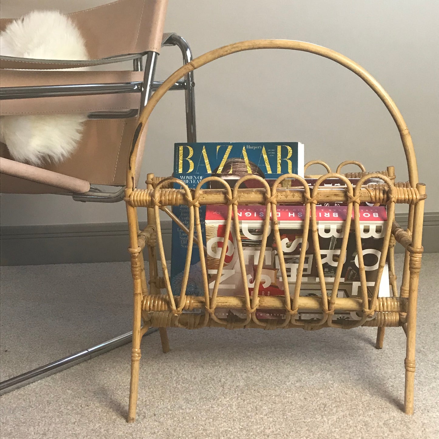 Stylish Magazine Rack.