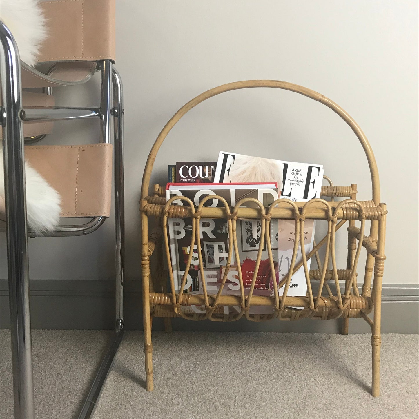 Stylish Magazine Rack.