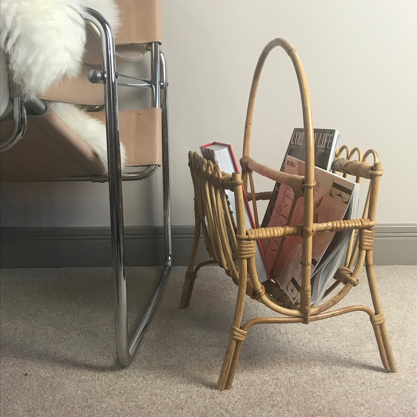 Stylish Magazine Rack.