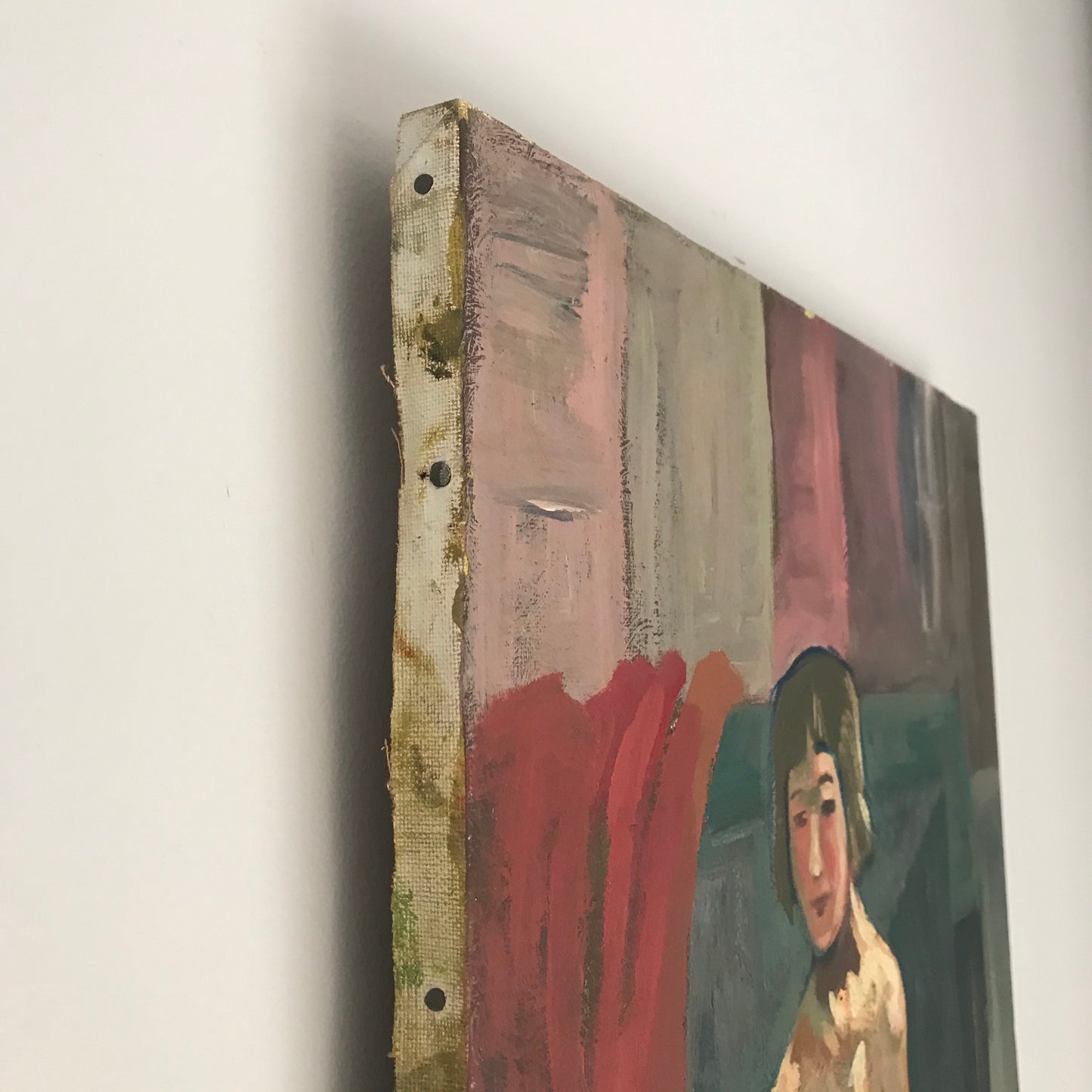 Oil On Canvas.