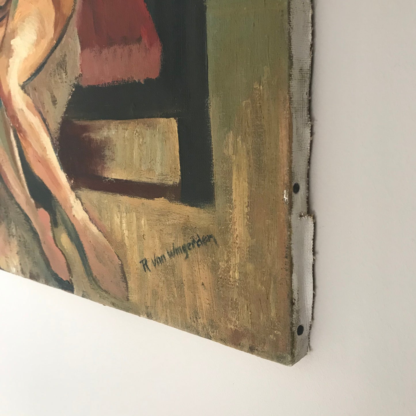 Oil On Canvas.