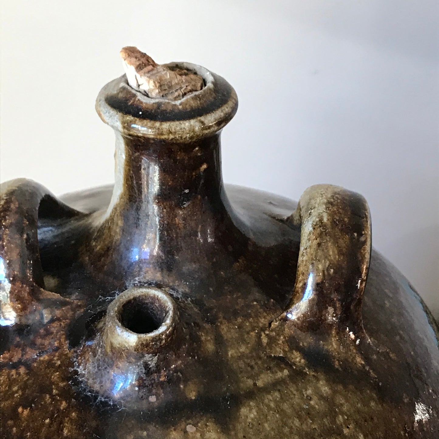 Rustic French Oil Pot.
