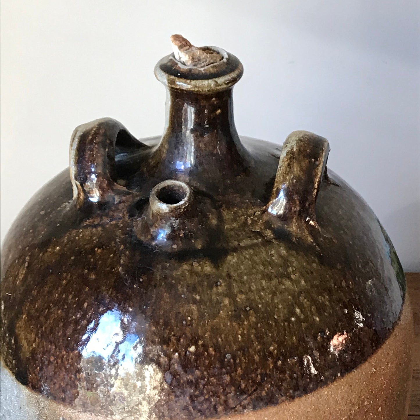 Rustic French Oil Pot.