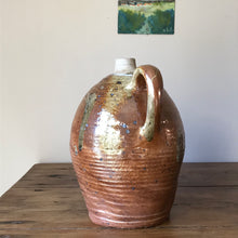 Load image into Gallery viewer, French Drippy Glazed Oil Jug.
