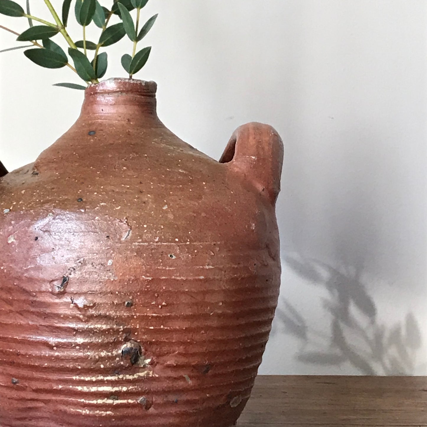 French Walnut Oil Pot.