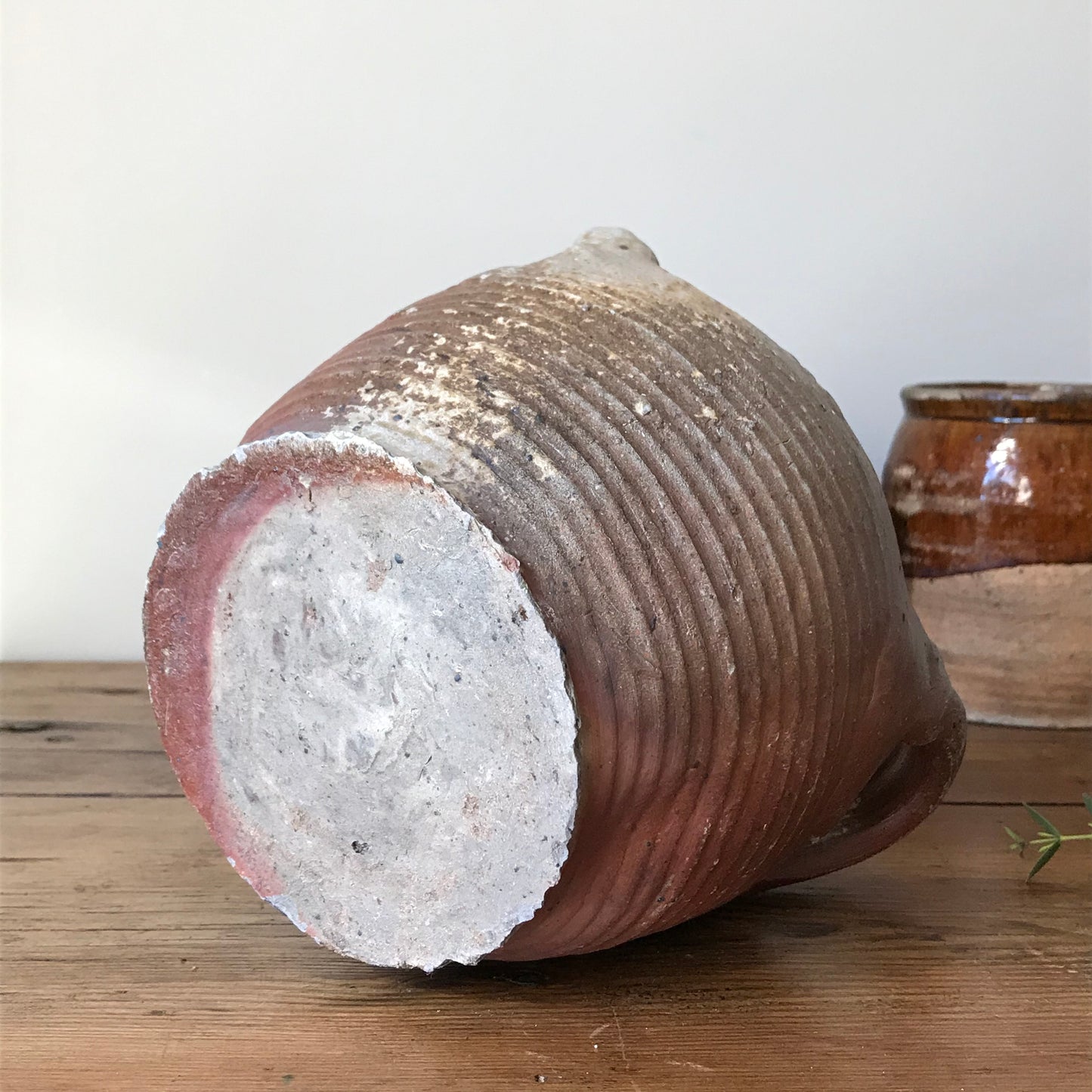 French Walnut Oil Pot.