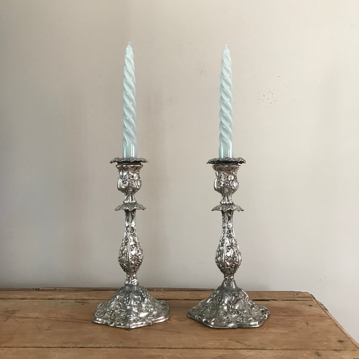 Ivy Leaf Candle Sticks.