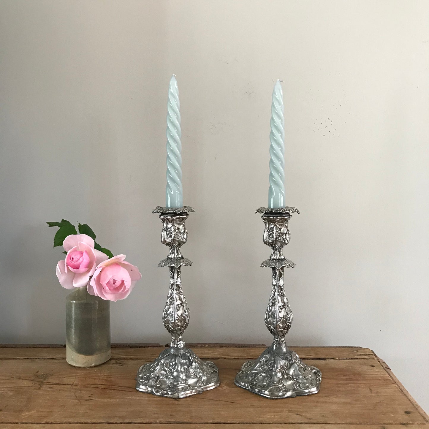 Ivy Leaf Candle Sticks.