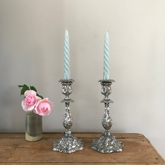 Ivy Leaf Candle Sticks.