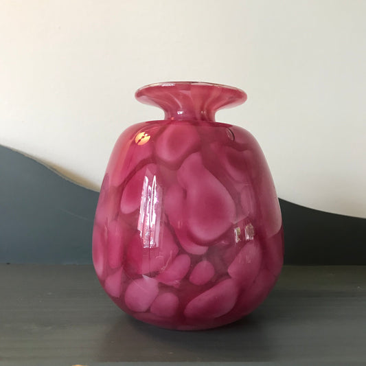 Pink Mdina Vase.