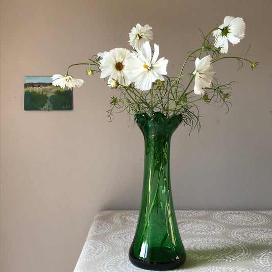 French Emerald Green Vase.