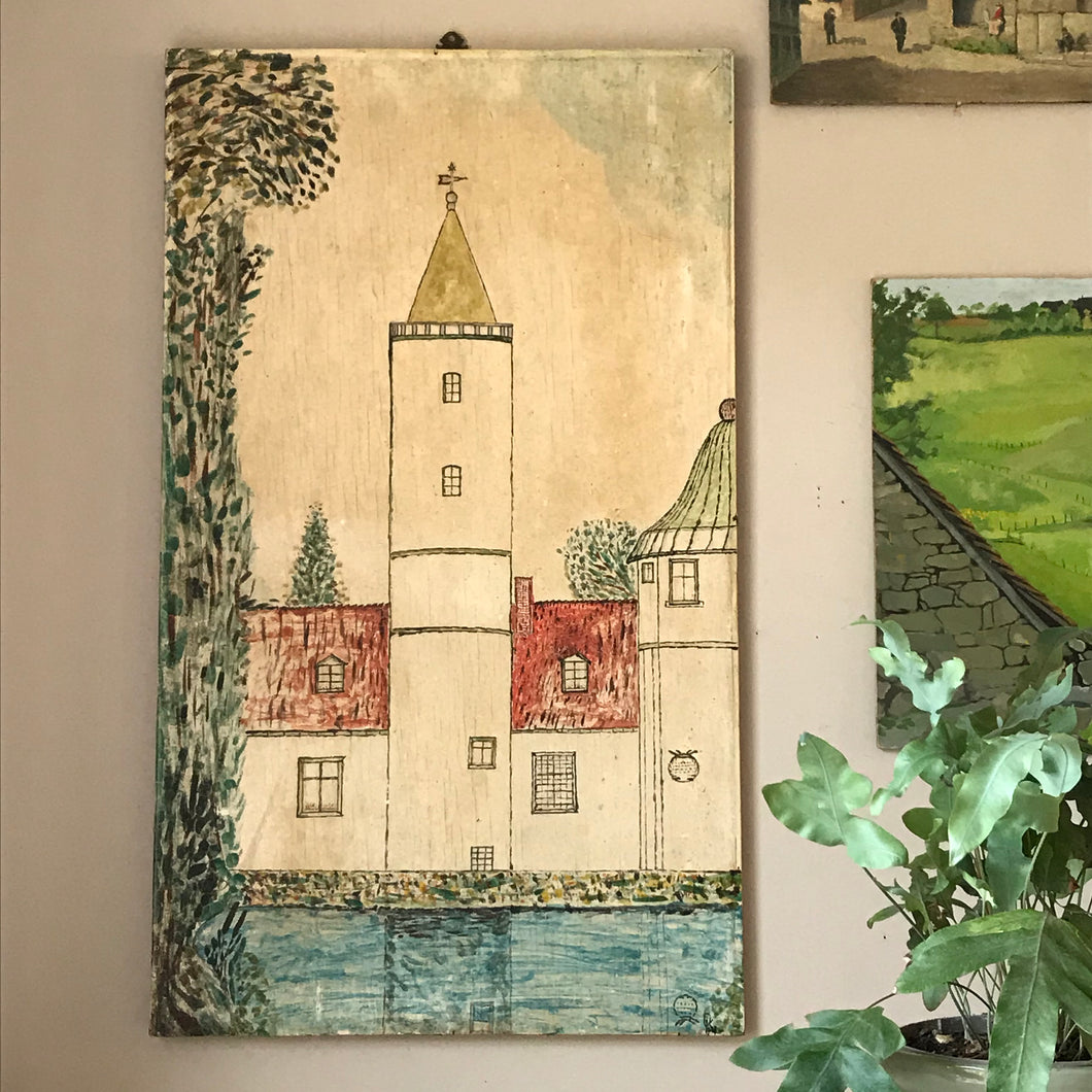 Naive Castle Painting.