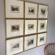 Load image into Gallery viewer, Set of Nine Pub Etchings.

