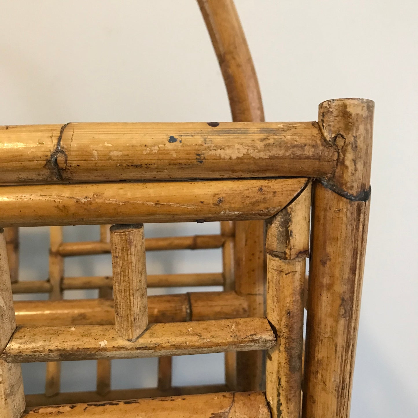 Bamboo Magazine Holder.