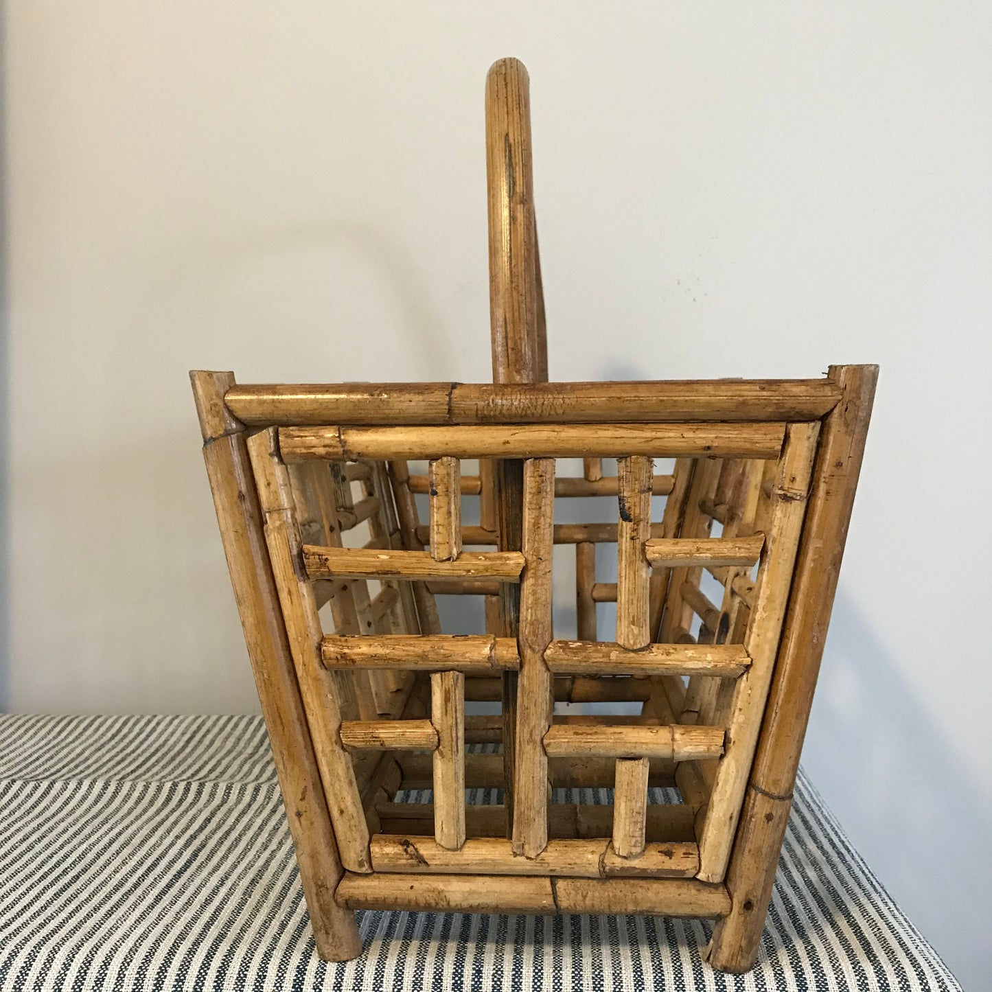 Bamboo Magazine Holder.