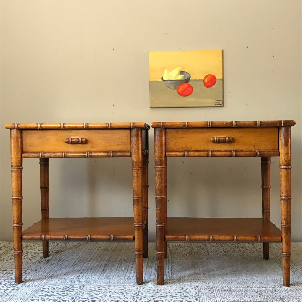Pair Of Bedside Tables.
