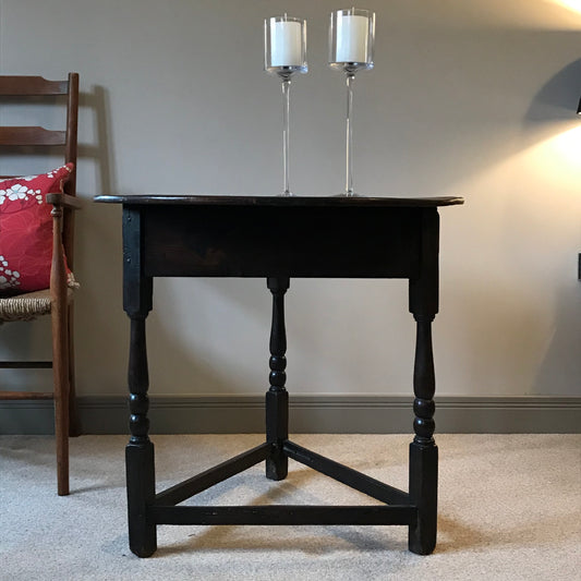 Oak and Pine Cricket Table.