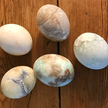Load image into Gallery viewer, Five Alabaster Eggs.
