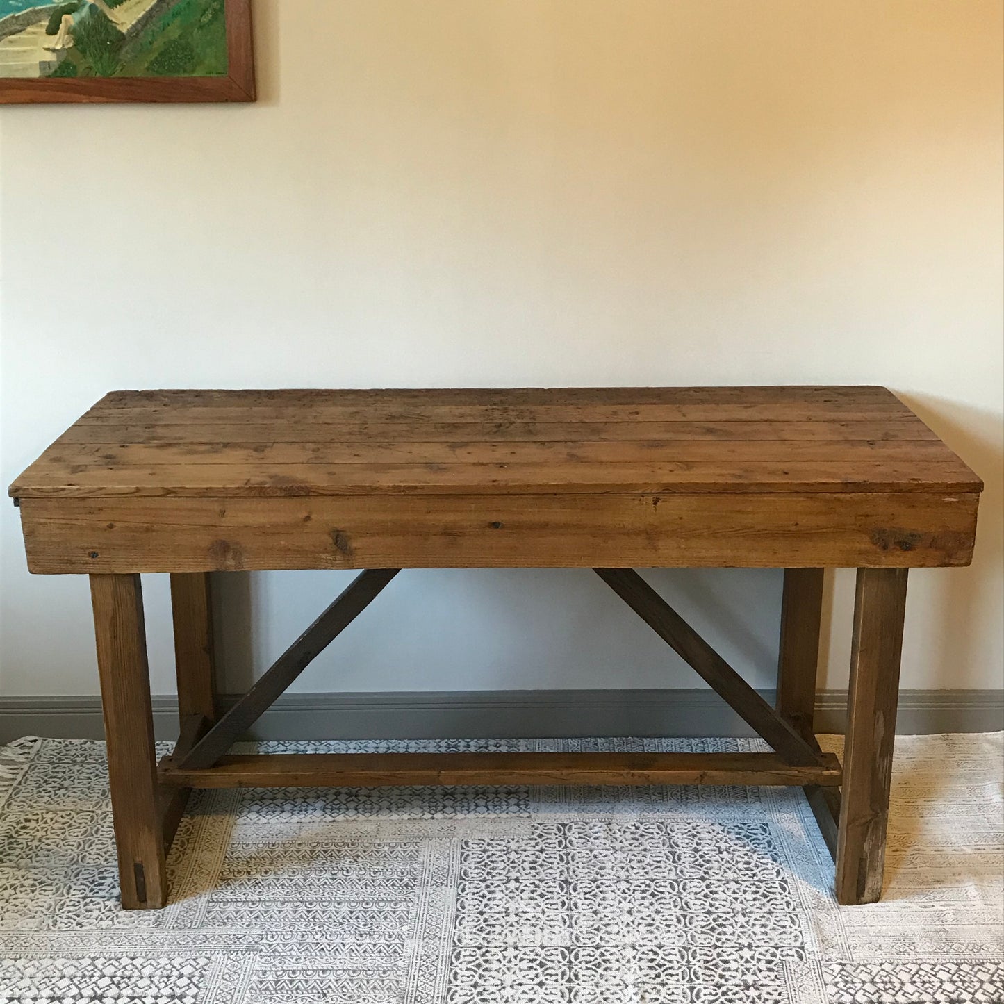 Industrial Pine Table.
