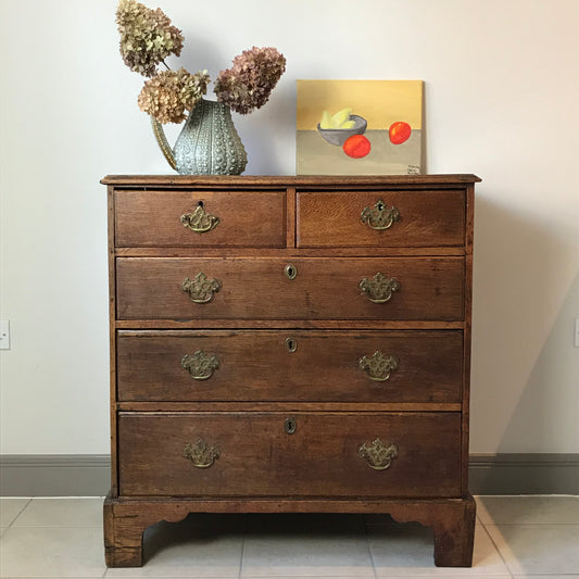 George III Oak Chest.