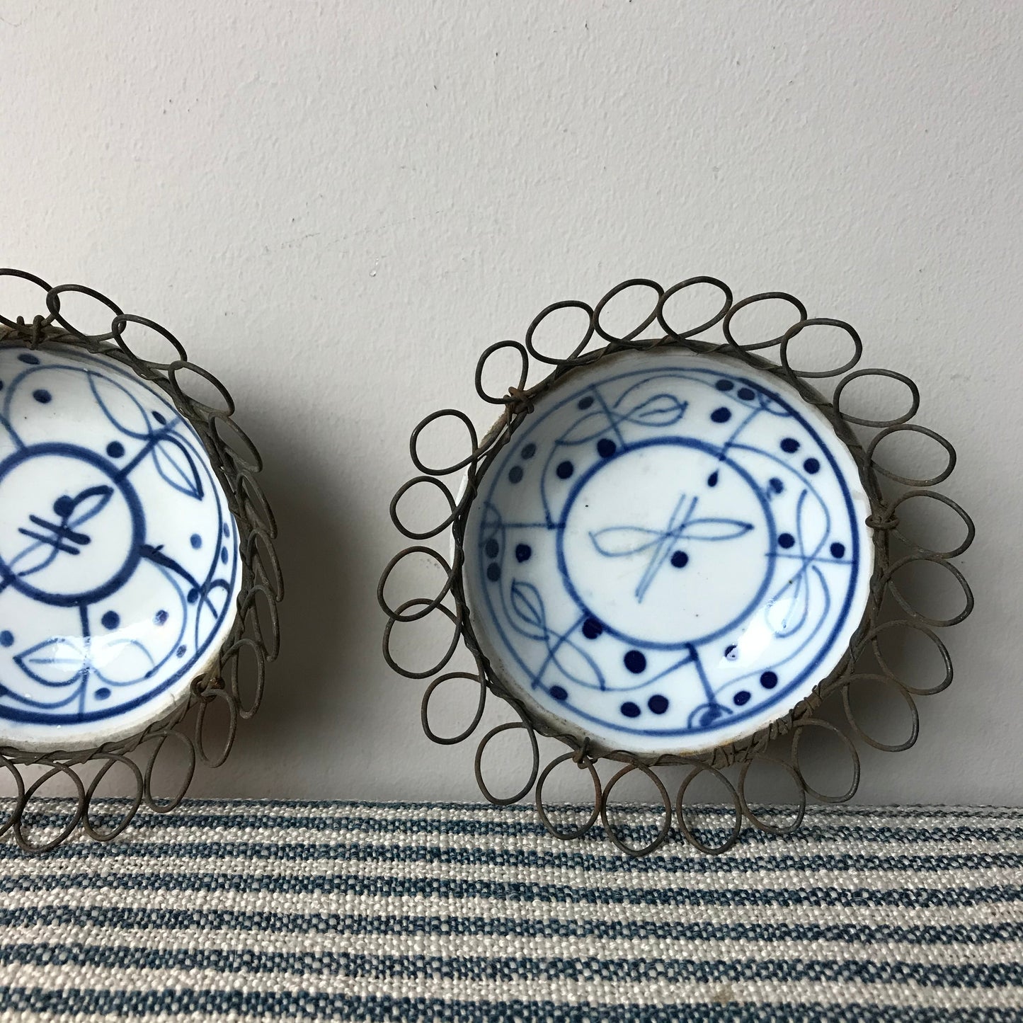 Blue and White.