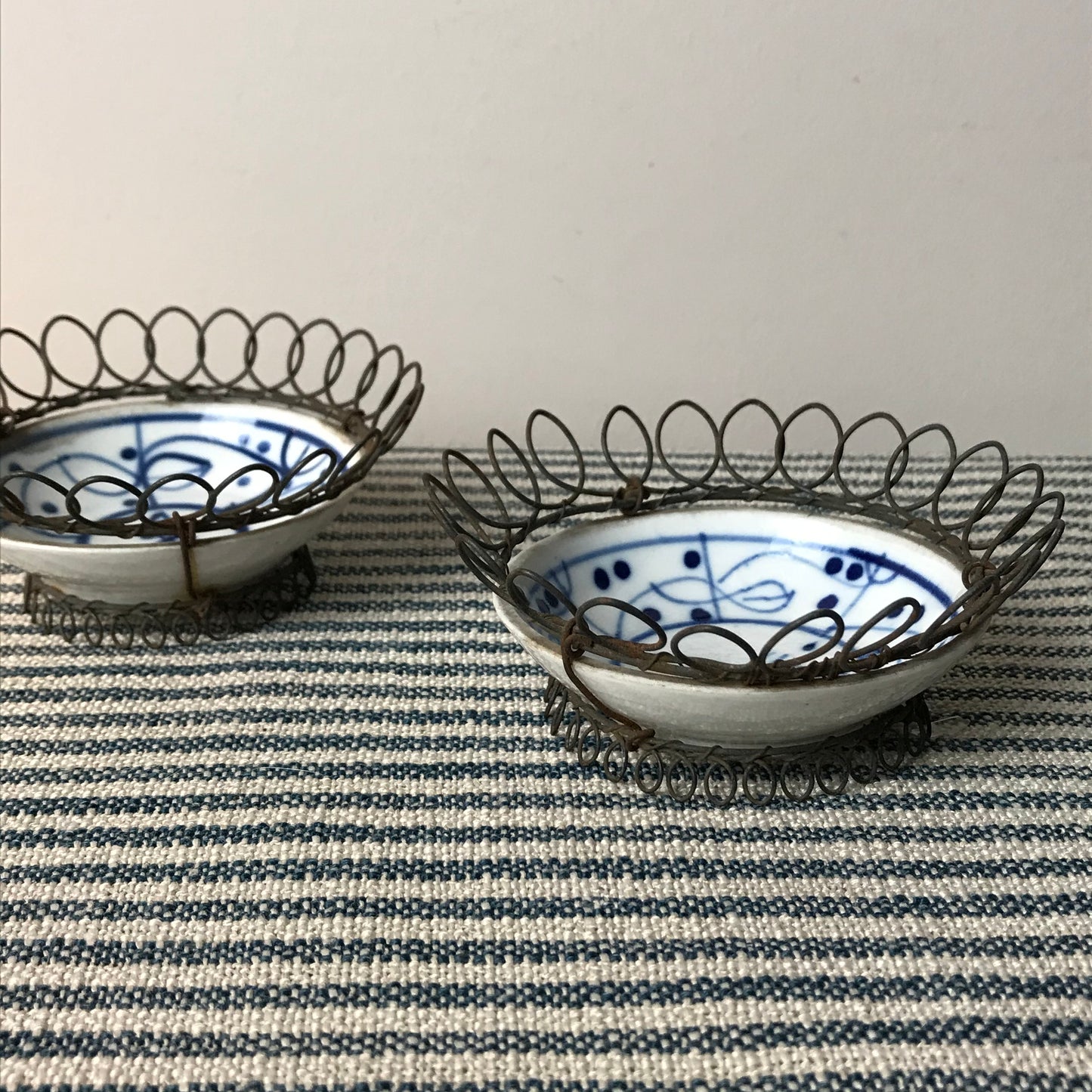 Blue and White.