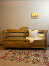 Load image into Gallery viewer, Continental Pine Box Seat /Settle.
