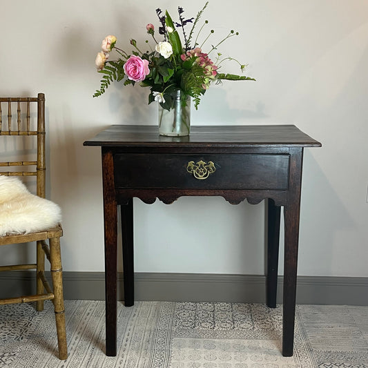 Country Oak Side Table.
