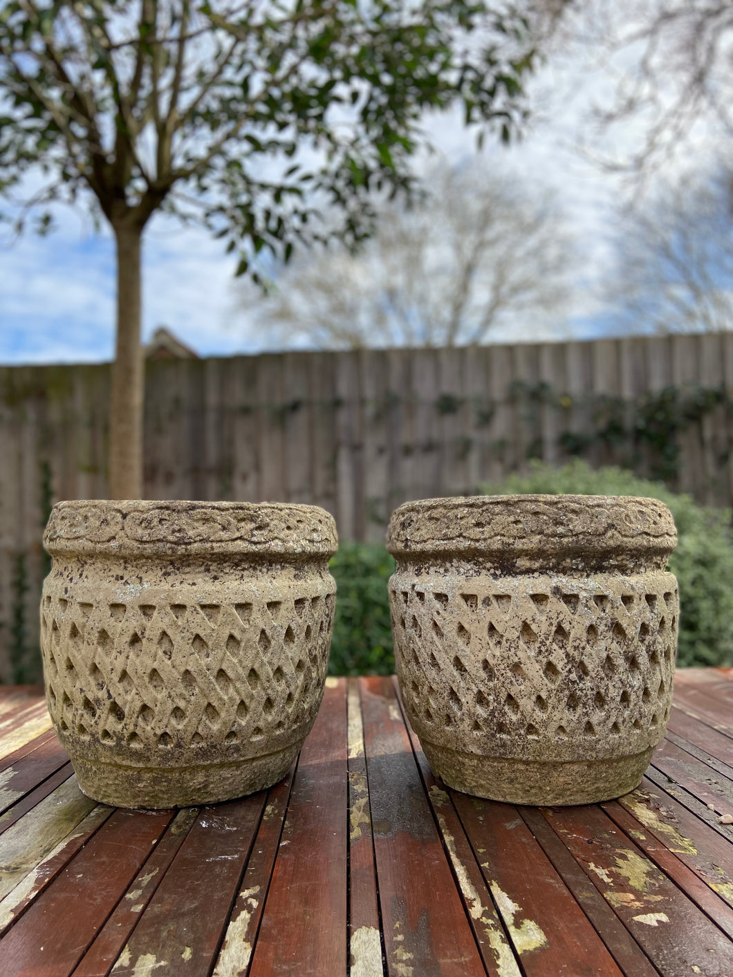 Pair Of Cotswold Planters.