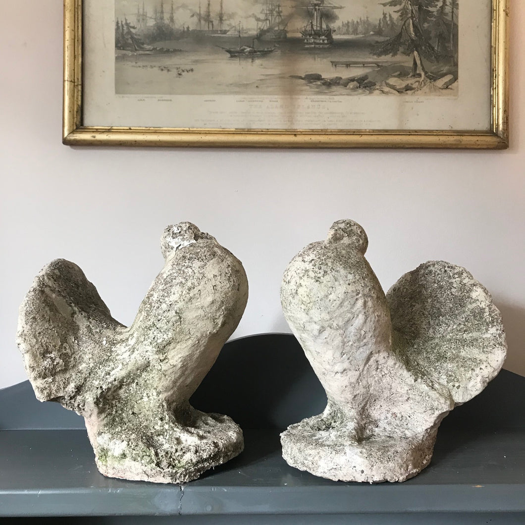 Pair Vintage Doves.