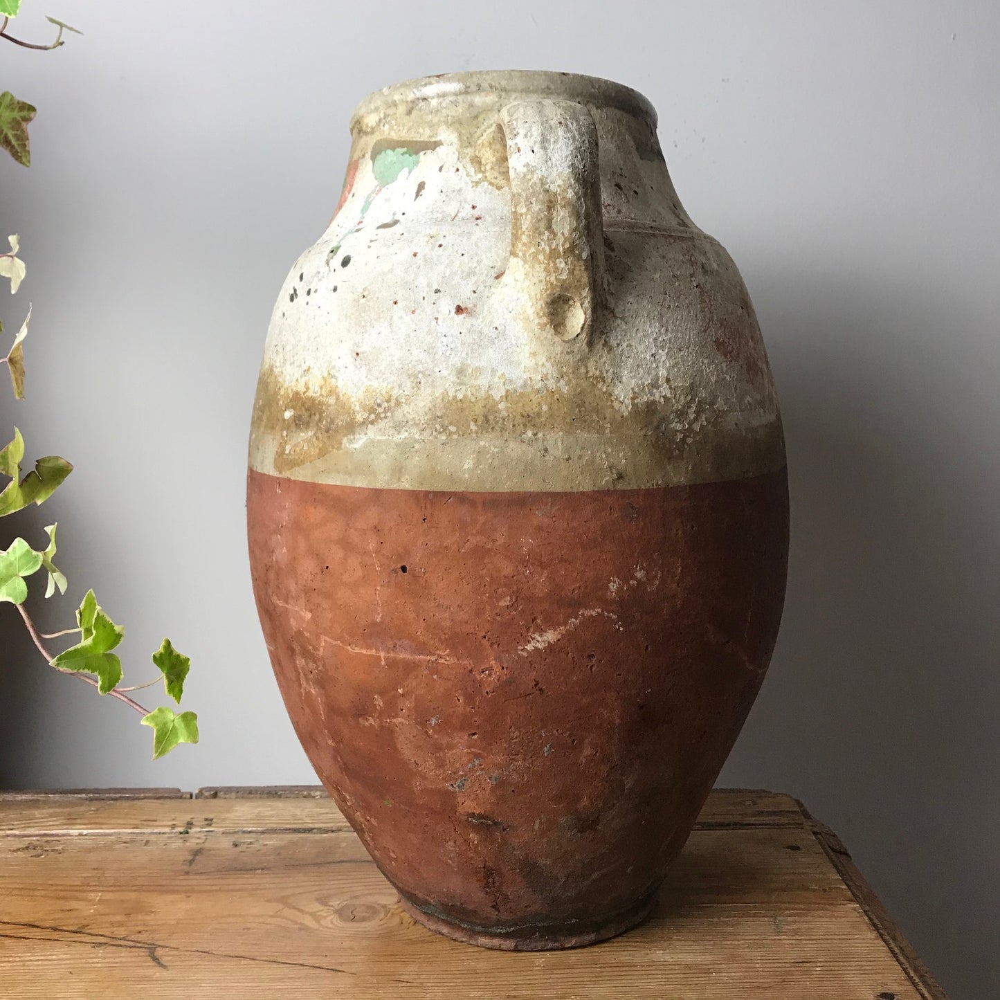 Turkish Terracotta Oil Pot.