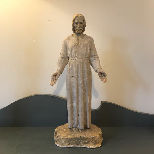 A Christ Statue.