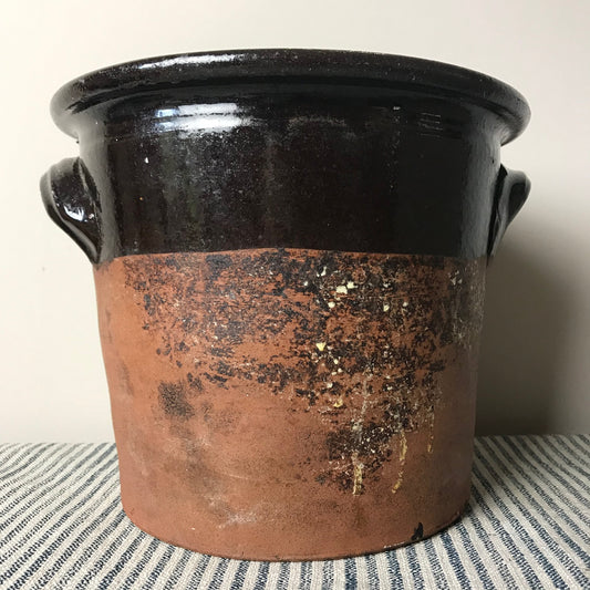 Treacle Glazed Terracotta Pot.