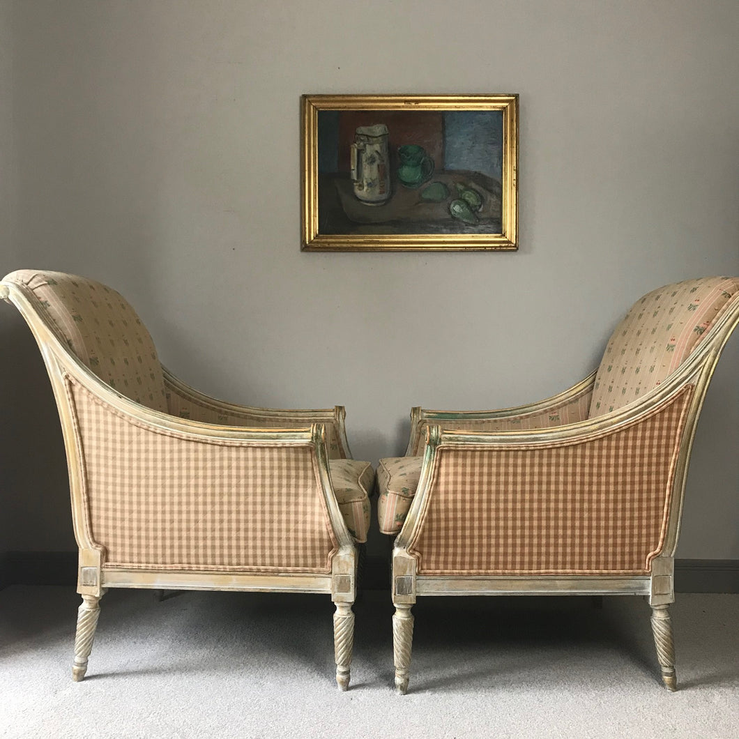Pair Of French Armchairs.