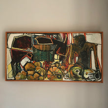 Load image into Gallery viewer, Swedish Abstract Oil On Board.
