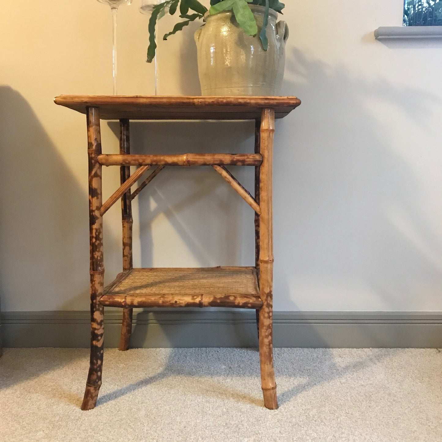 Tiger Bamboo Table.