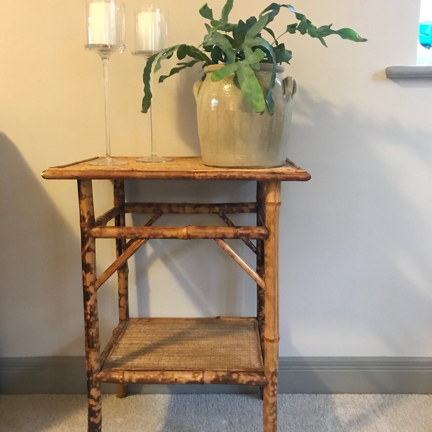 Tiger Bamboo Table.