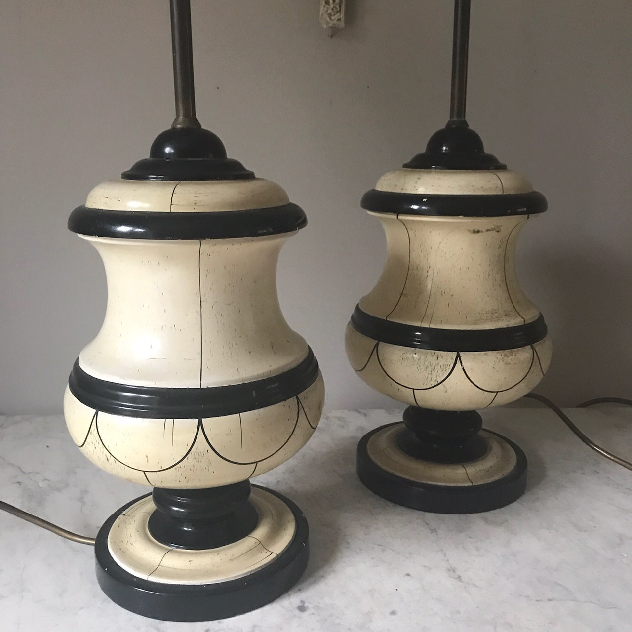 Pair of Art Deco Lamps.